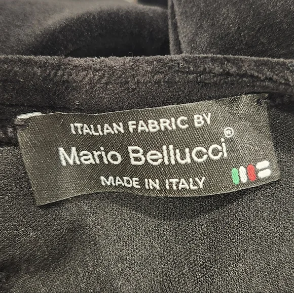 J CREW ITALIAN BLACK VELVET HATHAWAY DRESS MARIO BELLUCCI SZ 6 SCOOPBACK SHEATH - Picture 5 of 6